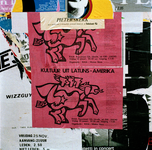 846351 Afbeelding van een affiche voor een cultureel programma over Latijns Amerika op vrijdag 20 jan. 1984 in ...